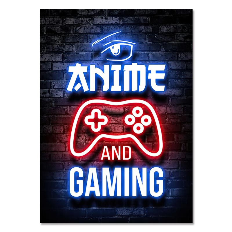 ANIME AND GAMING – Gaming Room Poster Wall Art