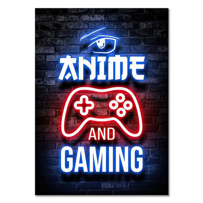 ANIME AND GAMING – Gaming Room Poster Wall Art