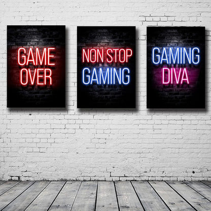 GAME CENTER – Gaming Room Poster Wall Art