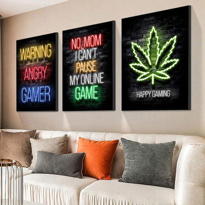 GAME TIME – Gaming Room Poster Wall Art