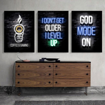 BEST GAMER – Gaming Room Poster Wall Art
